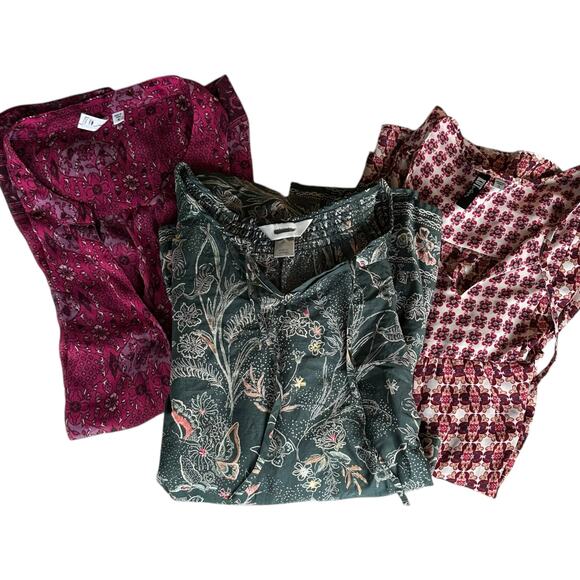 Womens Blouse Bundle Size 1X Boss Lady Casual Plus Size - Picture 1 of 9